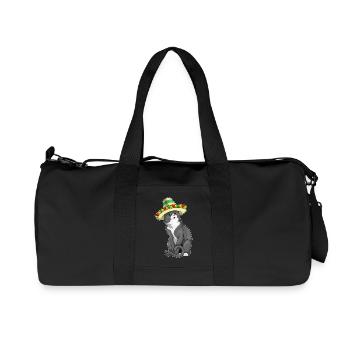 Sombrero de chat - Sac de sport en toile recyclée Stanley/Stella - noir - Devant