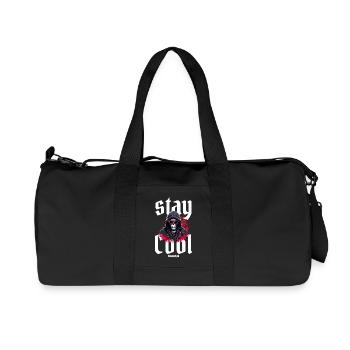 stay Cool - Recycelte Canvas-Sporttasche von Stanley/Stella - Schwarz - Vorne