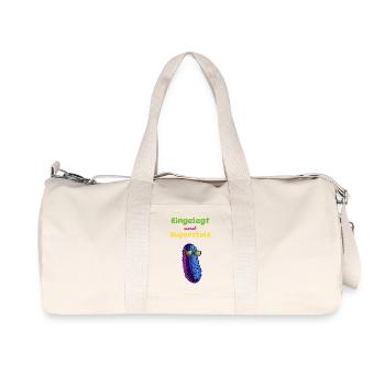 Pickled and super proud - Recycled Canvas Sports Bag by Stanley/Stella - natural - Front