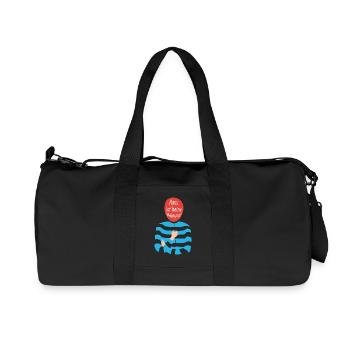Hate is not an opinion - Recycled Canvas Sports Bag by Stanley/Stella - black - Front