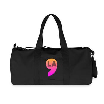 virgule la1 - Sac de sport en toile recyclée Stanley/Stella - noir - Devant