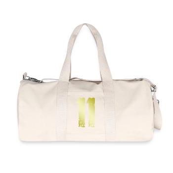 11 Number Vintage - Recycled Canvas Sports Bag by Stanley/Stella - natural - Front