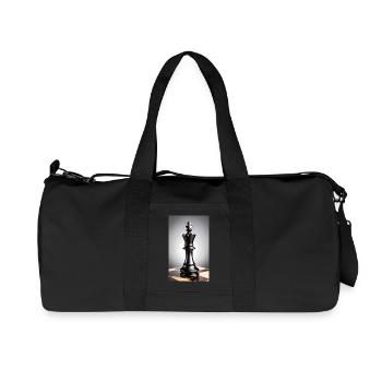Chess | Chess piece | Chess player - Recycled Canvas Sports Bag by Stanley/Stella - black - Front