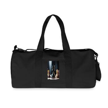 Chess | Chess piece | Chess player - Recycled Canvas Sports Bag by Stanley/Stella - black - Front