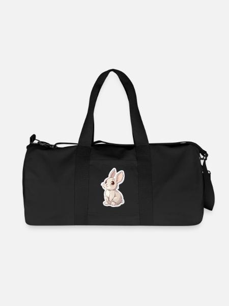 Hase - Recycelte Canvas-Sporttasche von Stanley/Stella - Schwarz