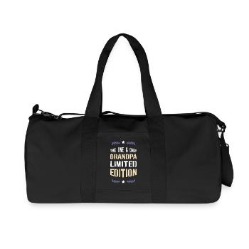 Der Einzige Großvater Limited Edition - Recycelte Canvas-Sporttasche von Stanley/Stella - Schwarz - Vorne