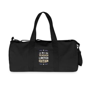 Einziger Lehrer Limited Edition - Recycelte Canvas-Sporttasche von Stanley/Stella - Schwarz - Vorne