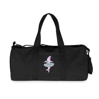 Danse ballerine du dauphin - Sac de sport en toile recyclée Stanley/Stella - noir - Devant