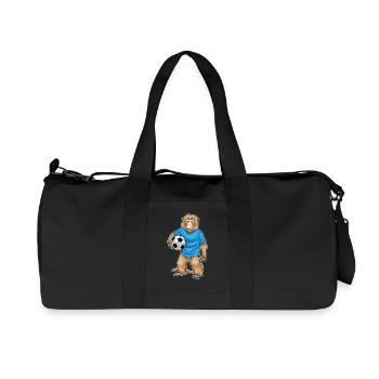 Monkey Goalkeeper Football Sports - Recycled Canvas Sports Bag by Stanley/Stella - black - Front