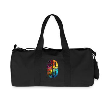 6 ANS 2020 6E ANNIVERSAIRE - Sac de sport en toile recyclée Stanley/Stella - noir - Devant