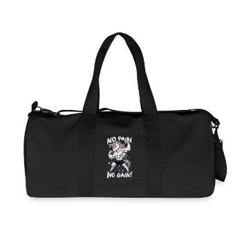 Licorne puissante, sans douleur, sans gain de forme - Sac de sport en toile recyclée Stanley/Stella - noir - Devant