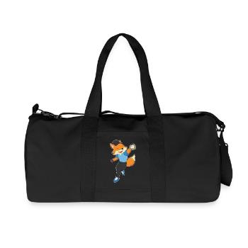 Fox Baseball Baseball Glove - Recycled Canvas Sports Bag by Stanley/Stella - black - Front