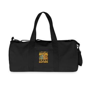 Ce n’est pas de la thésaurisation si ce sont des guitares - Sac de sport en toile recyclée Stanley/Stella - noir - Devant