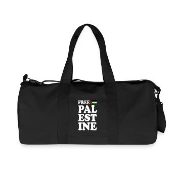 Free palestine - Recycelte Canvas-Sporttasche von Stanley/Stella - Schwarz - Vorne