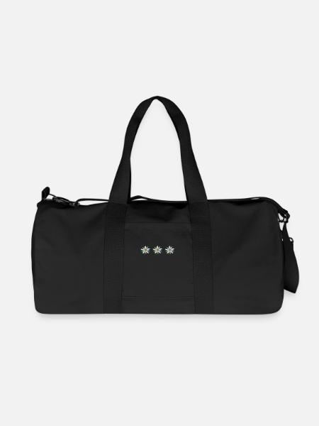 Edelweiss - Recycelte Canvas-Sporttasche von Stanley/Stella - Schwarz