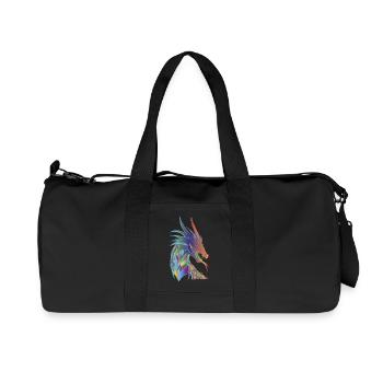 drag 163 - Recycelte Canvas-Sporttasche von Stanley/Stella - Schwarz - Vorne