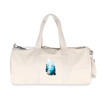 plongee - Sac de sport en toile recyclée Stanley/Stella - blanc naturel - Devant