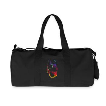 Schäferhund - deutscher Schäferhund - Geschenk - Recycelte Canvas-Sporttasche von Stanley/Stella - Schwarz - Vorne