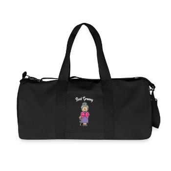 Oma Großmutter Beste Omi Sehschwäche Brille Spruch - Recycelte Canvas-Sporttasche von Stanley/Stella - Schwarz - Vorne