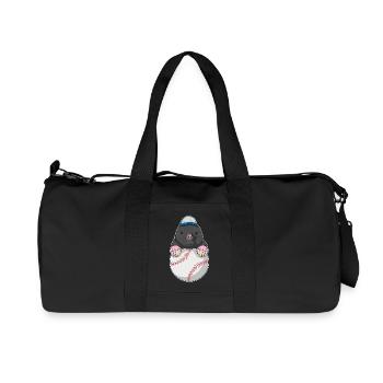 Mole Baseball - Sac de sport en toile recyclée Stanley/Stella - noir - Devant