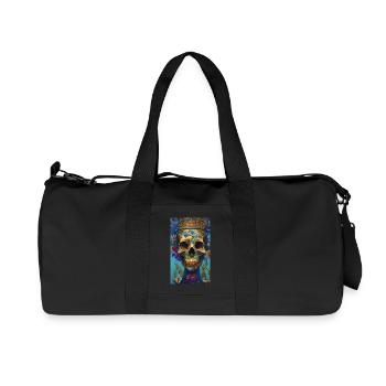 Beautiful fantasy Skull - Recycled Canvas Sports Bag by Stanley/Stella - black - Front