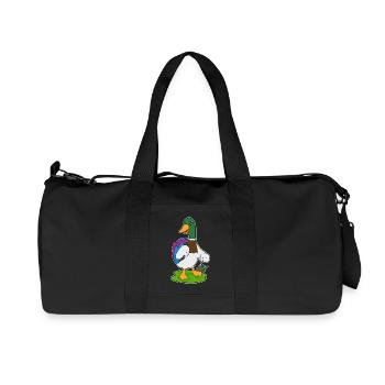 Duck Hiker Backpack Hiking - Recycled Canvas Sports Bag by Stanley/Stella - black - Front