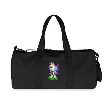 Couronne papillon - Sac de sport en toile recyclée Stanley/Stella - noir - Devant