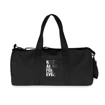 Wak anda pour toujours - Sac de sport en toile recyclée Stanley/Stella - noir - Devant