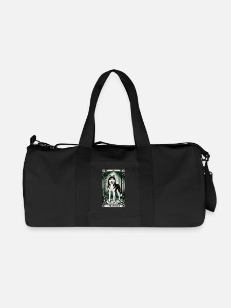 Der Husky - Recycelte Canvas-Sporttasche von Stanley/Stella - Schwarz