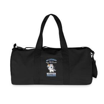 Unicorn Gust Error - Recycled Canvas Sports Bag by Stanley/Stella - black - Front