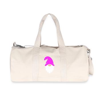 Magenta Hut Zwerg - Recycelte Canvas-Sporttasche von Stanley/Stella - Naturweiß - Vorne