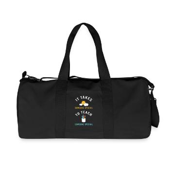 Special Needs School Teacher Special Education Pedagogue - Recycled Canvas Sports Bag by Stanley/Stella - black - Front