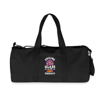 Art du vitrail Artiste du vitrail - Sac de sport en toile recyclée Stanley/Stella - noir - Devant