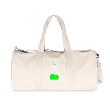 Poisonous Potion Green - Recycled Canvas Sports Bag by Stanley/Stella - natural - Front