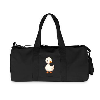 Oie - Sac de sport en toile recyclée Stanley/Stella - noir - Devant