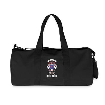 Der dunkle Mann - Recycelte Canvas-Sporttasche von Stanley/Stella - Schwarz - Vorne