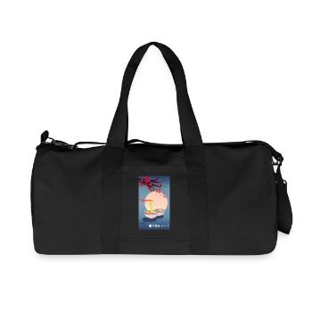 Oriental Japanese Art | Noodle | Ramen - Recycled Canvas Sports Bag by Stanley/Stella - black - Front
