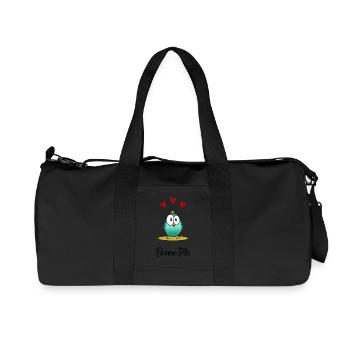 BONNE FÊTE. FÊTE DES MÈRES. FÊTE DES PÈRES. FÊTE - Sac de sport en toile recyclée Stanley/Stella - noir - Devant