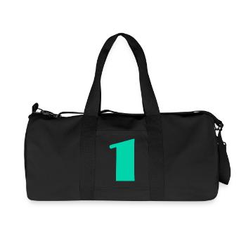 1 JAHR. 1. JUBILÄUM. GEBURTSTAG 1 JAHR. (1) Die Mitgliedstaaten sind verpflichtet, die T - Recycelte Canvas-Sporttasche von Stanley/Stella - Schwarz - Vorne