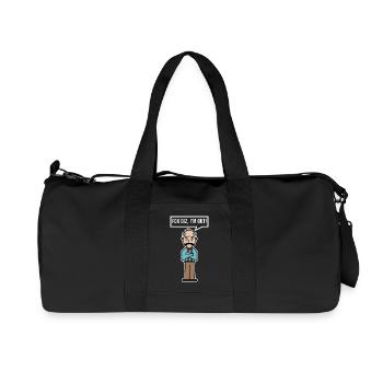 Retraite Déclaration des aînés Liberté d’emploi Retraité - Sac de sport en toile recyclée Stanley/Stella - noir - Devant