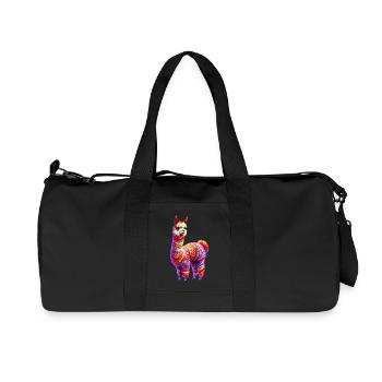 Alpaca - Recycled Canvas Sports Bag by Stanley/Stella - black - Front