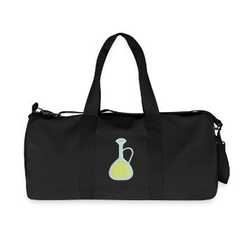 huile d’olive - Sac de sport en toile recyclée Stanley/Stella - noir - Devant