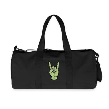 Party Hand Skirt Sign - Recycled Canvas Sports Bag by Stanley/Stella - black - Front