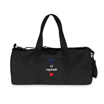 Traumstrand von St. Raphael - Recycelte Canvas-Sporttasche von Stanley/Stella - Schwarz - Vorne