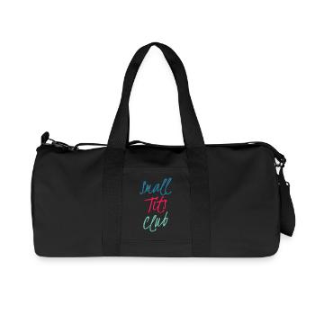 Dreifarbig Neon Script Club - Recycelte Canvas-Sporttasche von Stanley/Stella - Schwarz - Vorne