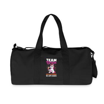 Team Braut Wir Eskalieren Bis Zum Schluss Jga - Recycelte Canvas-Sporttasche von Stanley/Stella - Schwarz - Vorne