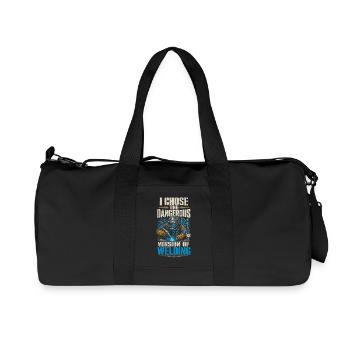 Soudeur sous-marin Soudeur sous-marin - Sac de sport en toile recyclée Stanley/Stella - noir - Devant