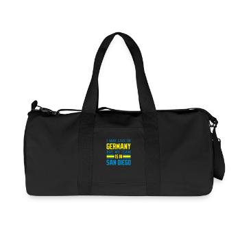 San Diego - Recycelte Canvas-Sporttasche von Stanley/Stella - Schwarz - Vorne