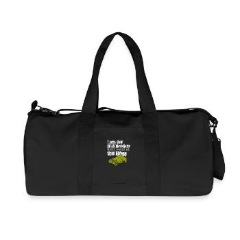 big brother - Recycelte Canvas-Sporttasche von Stanley/Stella - Schwarz - Vorne