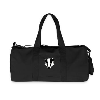 dachs - Recycelte Canvas-Sporttasche von Stanley/Stella - Schwarz - Vorne